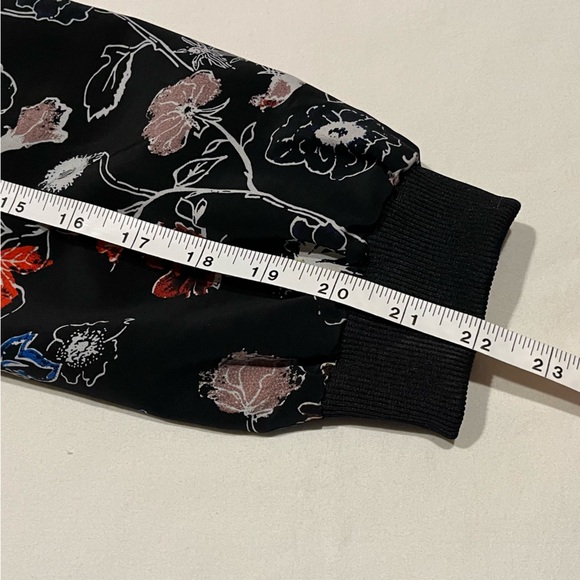 Philosophy Republic black floral bomber jacket M - Picture 5 of 7